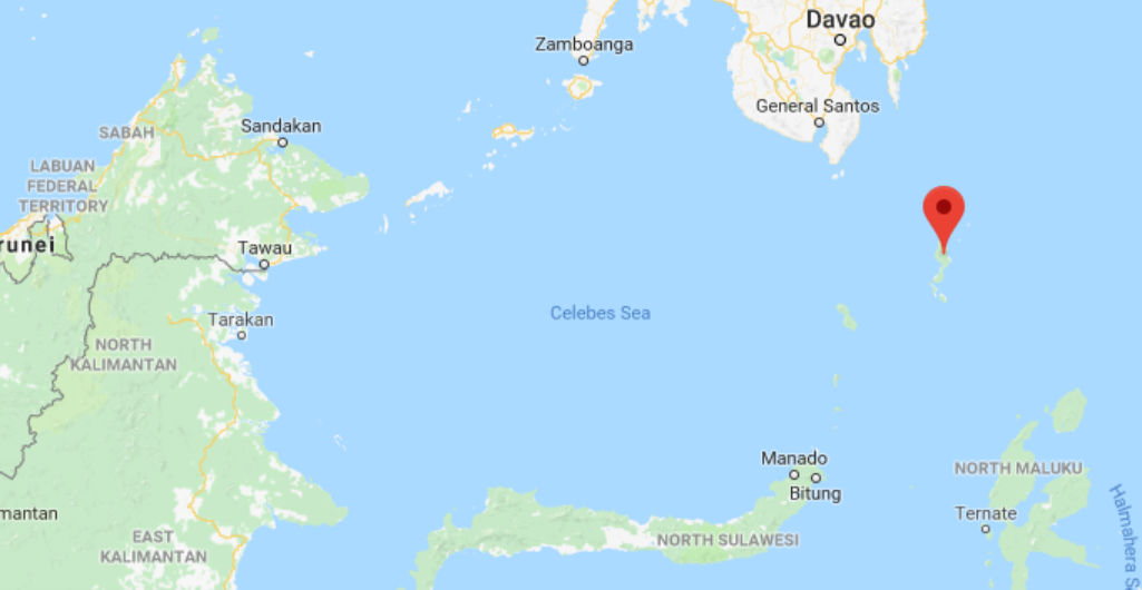 talaud peta